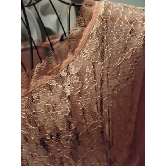 Rose Colored Blouse / Top XL - Picture 6 of 8